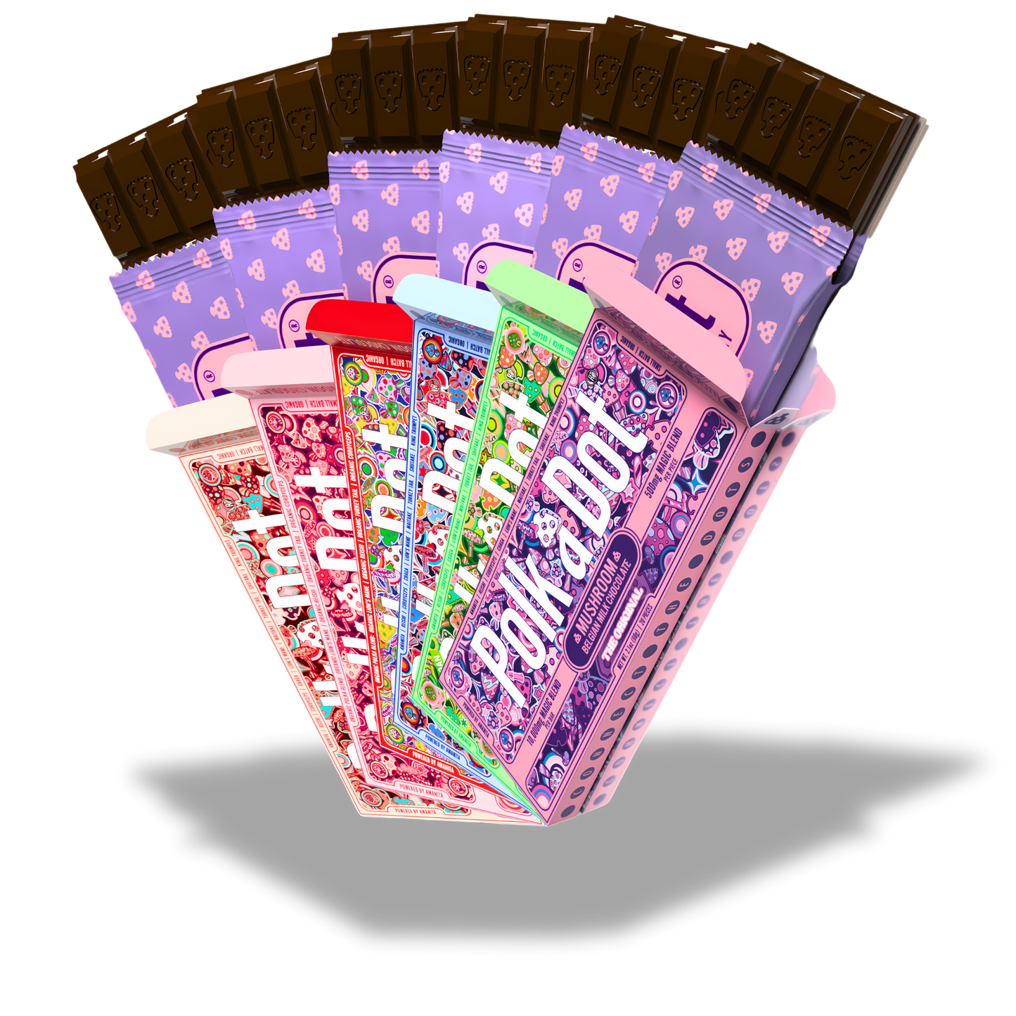 Polka Dot Chocolate Bar