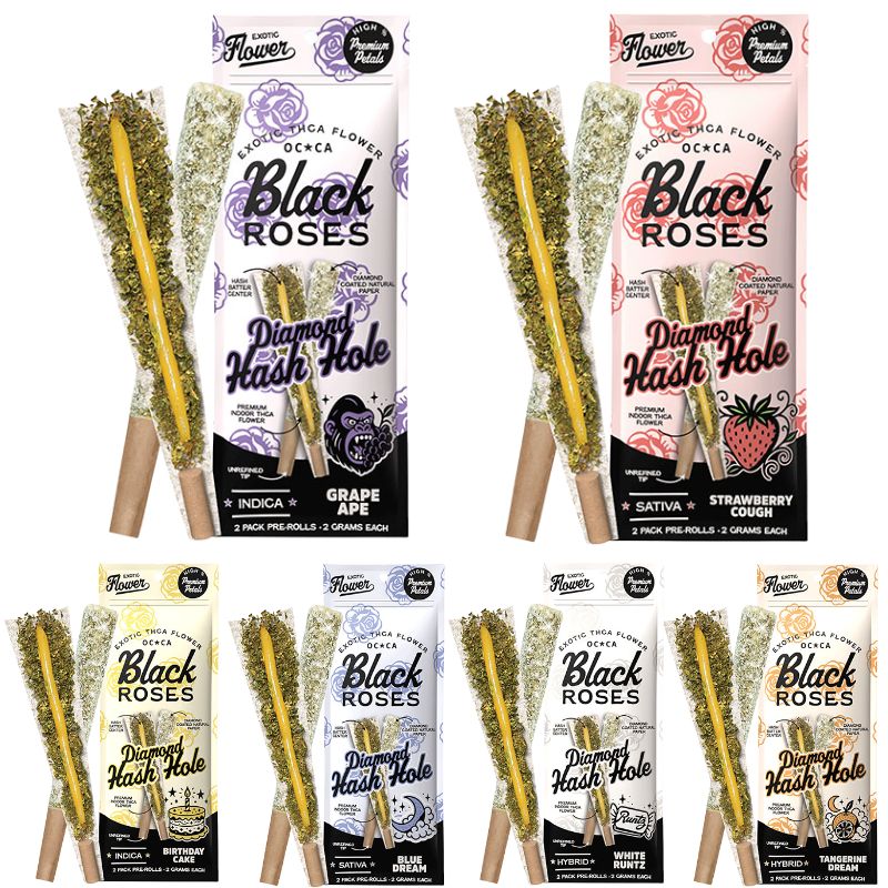 Black Roses Diamond Hash Hole