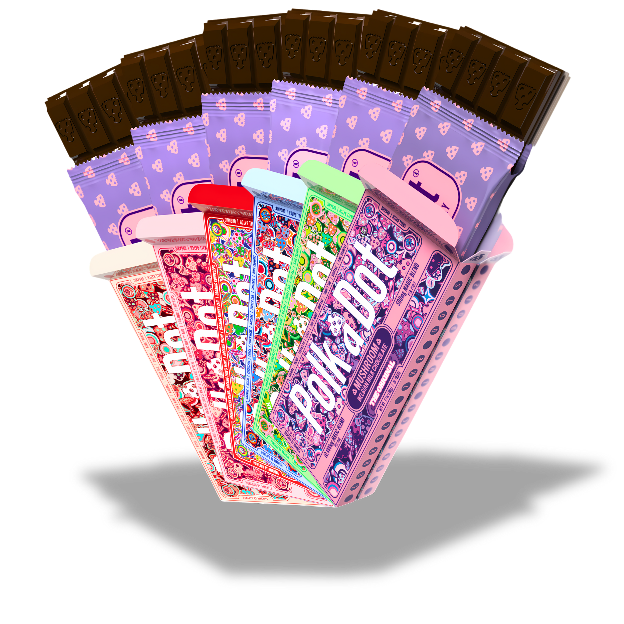 Polka Dot Chocolate Bar